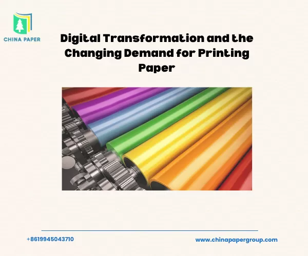 Transformation numérique et l'évolution de la demande de papier d'impression