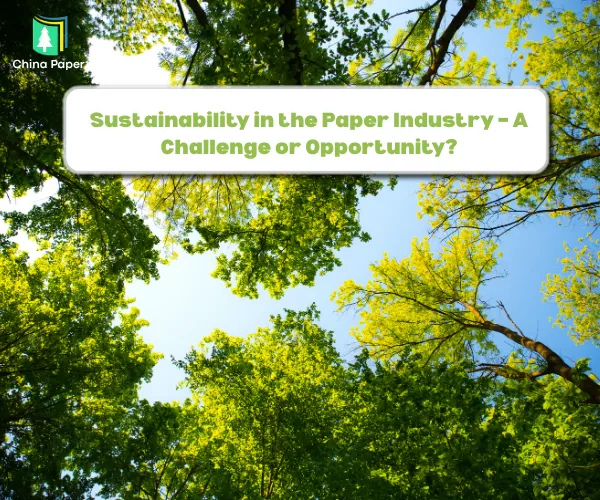 Durabilité dans l'industrie papetière – Un défi ou une opportunité ?