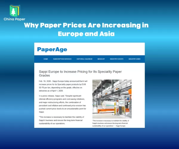 Pourquoi les prix du papier augmentent en Europe et en Asie
