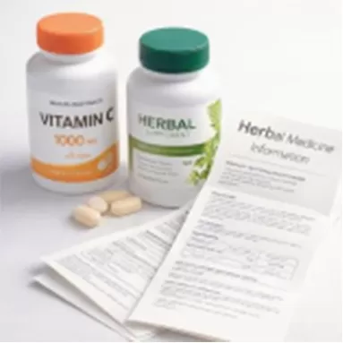 Encarts d'emballage pour suppléments et bien-être