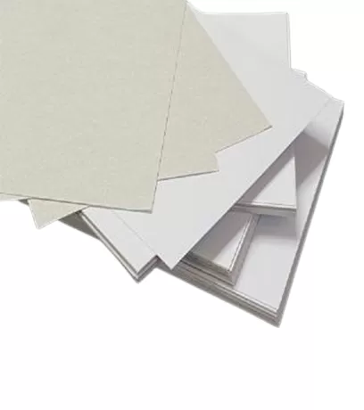 Spécifications du carton duplex à dos gris