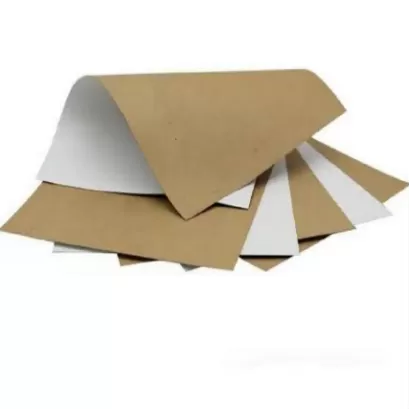 Carton Testliner à dessus blanc personnalisé